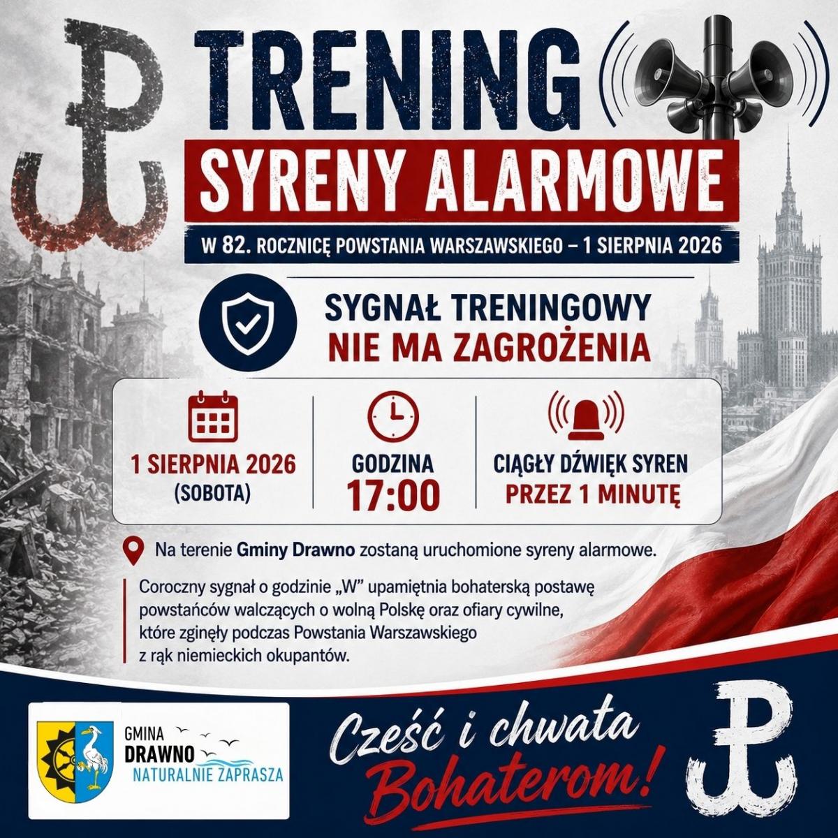 Zdjęcie: Trening syren alarmowych