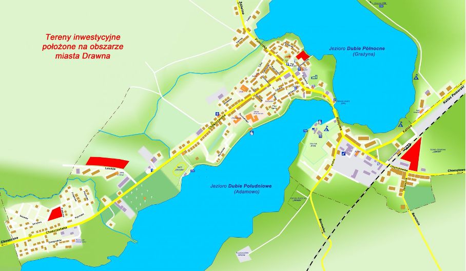Mapa teren&oacute;w