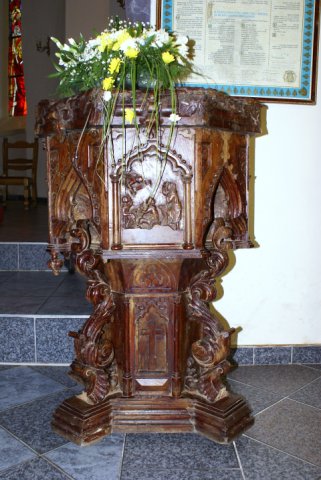 Chrzcielnica z XIX w.
